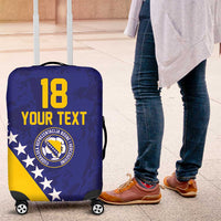 Custom Bosnia and Herzegovina Football Luggage Cover Go Champion Sporty Style - Wonder Print Shop