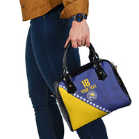 Custom Bosnia and Herzegovina Football Shoulder Handbag Go Champion Sporty Style - Wonder Print Shop