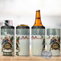 Estonia Christmas 4 in 1 Can Cooler Tumbler Roomsaid Joulupuhi - Wonder Print Shop
