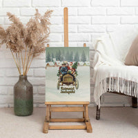 Estonia Christmas Canvas Wall Art Roomsaid Joulupuhi - Wonder Print Shop
