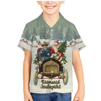 Estonia Christmas Family Matching Mermaid Dress and Hawaiian Shirt Roomsaid Joulupuhi - Wonder Print Shop