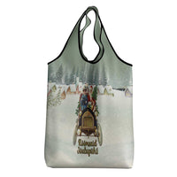 Estonia Christmas Grocery Bag Roomsaid Joulupuhi - Wonder Print Shop