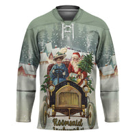 Estonia Christmas Hockey Jersey Roomsaid Joulupuhi - Wonder Print Shop