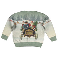 Estonia Christmas Kid Ugly Christmas Sweater Roomsaid Joulupuhi - Wonder Print Shop