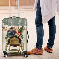 Estonia Christmas Luggage Cover Roomsaid Joulupuhi - Wonder Print Shop