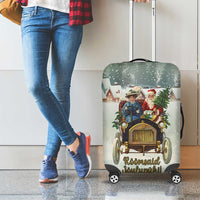 Estonia Christmas Luggage Cover Roomsaid Joulupuhi - Wonder Print Shop