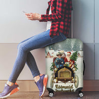 Estonia Christmas Luggage Cover Roomsaid Joulupuhi - Wonder Print Shop