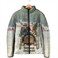 Estonia Christmas Padded Jacket Roomsaid Joulupuhi - Wonder Print Shop