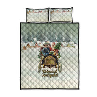 Estonia Christmas Quilt Bed Set Roomsaid Joulupuhi - Wonder Print Shop