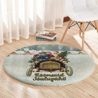 Estonia Christmas Round Carpet Roomsaid Joulupuhi - Wonder Print Shop