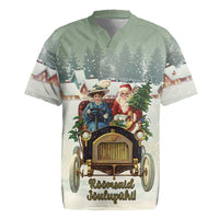 Estonia Christmas Rugby Jersey Roomsaid Joulupuhi - Wonder Print Shop