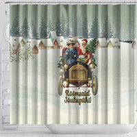 Estonia Christmas Shower Curtain Roomsaid Joulupuhi - Wonder Print Shop