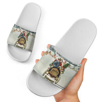 Estonia Christmas Slide Sandals Roomsaid Joulupuhi - Wonder Print Shop