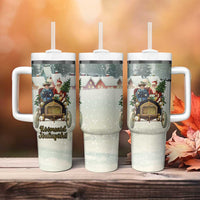 Estonia Christmas Tumbler With Handle Roomsaid Joulupuhi - Wonder Print Shop