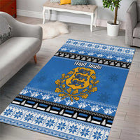 Estonia Christmas Area Rug Coat Of Arms Haid Joule - Wonder Print Shop