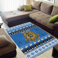 Estonia Christmas Area Rug Coat Of Arms Haid Joule - Wonder Print Shop