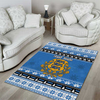 Estonia Christmas Area Rug Coat Of Arms Haid Joule - Wonder Print Shop