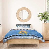 Estonia Christmas Bedding Set Coat Of Arms Haid Joule - Wonder Print Shop