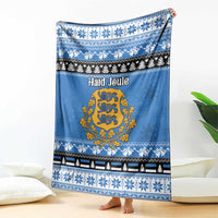 Estonia Christmas Blanket Coat Of Arms Haid Joule - Wonder Print Shop