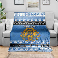 Estonia Christmas Blanket Coat Of Arms Haid Joule - Wonder Print Shop