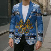 Estonia Christmas Blazer Coat Of Arms Haid Joule - Wonder Print Shop