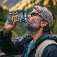 Estonia Christmas 4 in 1 Can Cooler Tumbler Coat Of Arms Haid Joule - Wonder Print Shop