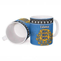 Estonia Christmas Ceramic Mug Coat Of Arms Haid Joule - Wonder Print Shop