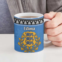 Estonia Christmas Ceramic Mug Coat Of Arms Haid Joule - Wonder Print Shop