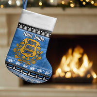 Estonia Christmas Stocking Coat Of Arms Haid Joule - Wonder Print Shop
