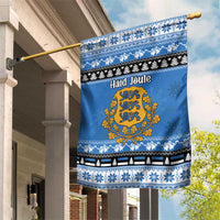 Estonia Christmas Garden Flag Coat Of Arms Haid Joule - Wonder Print Shop