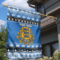 Estonia Christmas Garden Flag Coat Of Arms Haid Joule - Wonder Print Shop