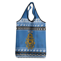 Estonia Christmas Grocery Bag Coat Of Arms Haid Joule - Wonder Print Shop