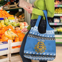 Estonia Christmas Grocery Bag Coat Of Arms Haid Joule - Wonder Print Shop