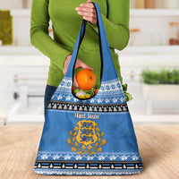 Estonia Christmas Grocery Bag Coat Of Arms Haid Joule - Wonder Print Shop