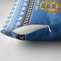 Estonia Christmas Pillow Cover Coat Of Arms Haid Joule - Wonder Print Shop