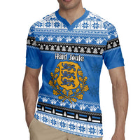 Estonia Christmas Rugby Jersey Coat Of Arms Haid Joule - Wonder Print Shop