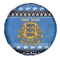 Estonia Christmas Spare Tire Cover Coat Of Arms Haid Joule - Wonder Print Shop