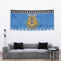 Estonia Christmas Tapestry Coat Of Arms Haid Joule - Wonder Print Shop