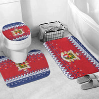 Liechtenstein Christmas Bathroom Set Coat Of Arms Frohe Weihnachten - Wonder Print Shop