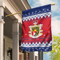Liechtenstein Christmas Garden Flag Coat Of Arms Frohe Weihnachten - Wonder Print Shop