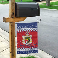 Liechtenstein Christmas Garden Flag Coat Of Arms Frohe Weihnachten - Wonder Print Shop
