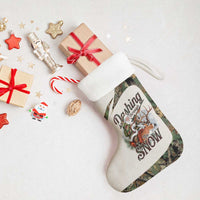 Santa Deer Hunting Christmas Stocking Hunting Camouflage Patterns - Wonder Print Shop