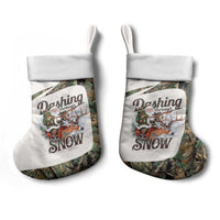 Santa Deer Hunting Christmas Stocking Hunting Camouflage Patterns - Wonder Print Shop
