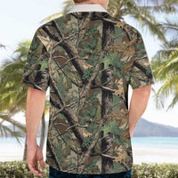 Santa Deer Hunting Christmas Hawaiian Shirt Hunting Camouflage Patterns - Wonder Print Shop