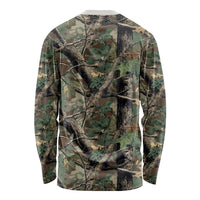 Santa Deer Hunting Christmas Long Sleeve Shirt Hunting Camouflage Patterns - Wonder Print Shop