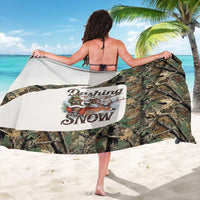 Santa Deer Hunting Christmas Sarong Hunting Camouflage Patterns - Wonder Print Shop