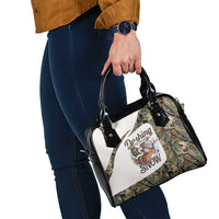 Santa Deer Hunting Christmas Shoulder Handbag Hunting Camouflage Patterns - Wonder Print Shop