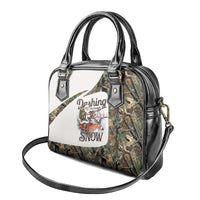 Santa Deer Hunting Christmas Shoulder Handbag Hunting Camouflage Patterns - Wonder Print Shop