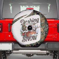 Santa Deer Hunting Christmas Spare Tire Cover Hunting Camouflage Patterns - Wonder Print Shop