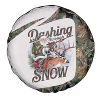 Santa Deer Hunting Christmas Spare Tire Cover Hunting Camouflage Patterns - Wonder Print Shop